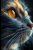 Golden Eye Cat Bullet Journal Cover Design: Purr-fect Gift for Cat Lovers