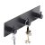 soclim Key Holder (3 Hooks) – Self Adhesive Matte Black