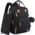 iniuniu 4-in-1 Unisex Diaper Bag Backpack & Changing Kit