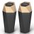 Keyiduid Mini Car Cup Holder Trash Can with Lid – Gold