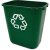 Rubbermaid 7-Gallon Deskside Recycling Can – Green