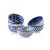 Gibsimi Vintage Blue Ceramic Dipping Bowls Set of 6