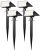 Solar Outdoor Spotlights – 60 LED, IP67 Waterproof, 4-Pack