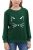 Girls’ Cartoon Graphic Print Pullover Sweatshirt