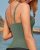 Yonique Twist V Neck Tankini Top