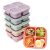 6-Pack Meal Prep Bento Boxes – Divided Containers