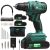 INSPIRITECH 20V Brushless Cordless Drill Kit, 2 Batteries