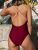CUPSHE Women’s Color Block One Piece Swimsuit