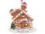 Personalized Gingerbread House Family 3 Christmas Ornament