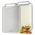Dual-Sided Stainless Steel & PP Cutting Board – 16″x11″