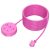 Pink 25ft Flat Plug Power Strip with USB Ports