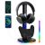 JDGPOKOO Controller Charger with RGB Headphone Stand