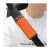 2 Pcs Auto Seat Belt Cover – Breathable Leather (Orange)