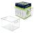 mDesign Large Clear Plastic Storage Bins with Handles (2-Pack)