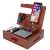Solid Walnut Wood Nightstand Organizer & Docking Station