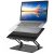 BoYata Adjustable Laptop Stand with Silicone (Black)