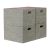 ORGMASTER 4-Pack Collapsible Linen Storage Bins, Coffee