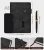 Personalized Black A5 Lined Leather Journal Notebook