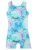 Girls Glitter Gymnastics Leotard & Biketard – Floral Sparkle
