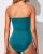 Holipick Strapless Tummy Control One Piece Swimsuit