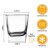 QAPPDA Heavy Base Whiskey Glasses – Set of 12