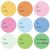 315 Pcs Pastel Gift Tag Stickers – Blank Round Labels, 9 Colors