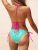 CUPSHE Color Block Bikini Set