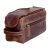 KOMALC Premium Buffalo Leather Unisex Toiletry Bag
