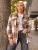 AUTOMET Women’s Shacket: Stylish Plaid Shirt Jacket Gift