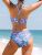 CUPSHE Women’s Floral Cut Out Bikini Set