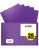 SUNEE 25-Pack Purple 2-Pocket Paper Folders
