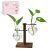 XXXFLOWER Plant Terrarium Wooden Stand