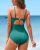 Charmo Ribbed One Piece Swimsuit – Scallop Trim