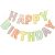 LITAUS Happy Birthday Banner – 9ft Pre-Strung Pastel