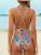 CUPSHE Women’s Boho Paisley One Piece Swimsuit