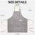 Riqiaqia 2 Pieces Aprons, Waterproof Kitchen Cooking Aprons