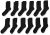 Hanes Boys’ Double Tough Cushioned Crew Socks 12-Pack