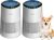 Small Air Purifier 2-Pack: Bedroom, Pets, Fragrance