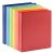 1-Inch 3-Ring Binders, 6-Color Assorted Pack for Office
