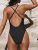 CUPSHE Women’s Deep V Neck One Piece Swimsuit