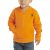 Carhartt Baby Boys’ Half-Zip Hooded Sweatshirt – Orange 9 Months
