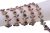 KAOYOO Flower Crystal Rhinestone Chain Embellishment
