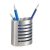 iDesign Magnetic Pen & Pencil Holder, Brushed Stainless Steel