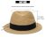 Packable Straw Fedora Sun Hat