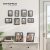 Ash Black Collage Photo Frames: Set of 10 with Mats