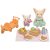 Calico Critters Sunny Picnic Set with Fennec Fox Family