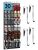 PAULONE 30-Pocket Over Door Shoe Organizer – Gray