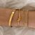 Reoxvo Gold Charm Bangle Bracelets: Stylish Gift for Women