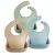 PandaEar Silicone Baby Bibs – 3 Pack Waterproof Unisex