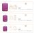 Cambond Compression Packing Cubes: Purple Travel Organizers